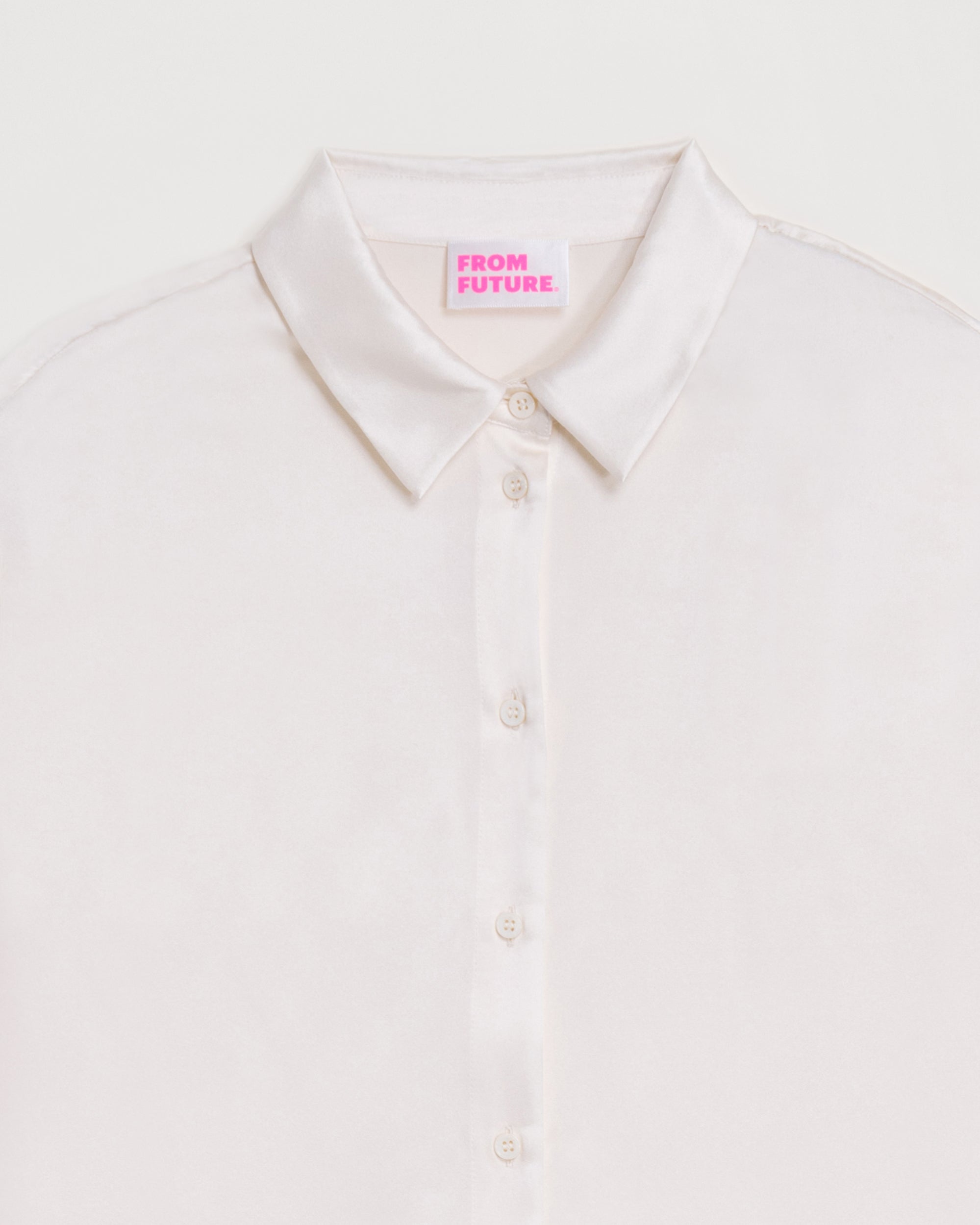 Chemise Suzanna en soie - Satin Off White