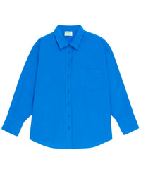 Chemise classique brodée - Summer Blue