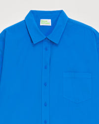 Chemise classique brodée - Summer Blue