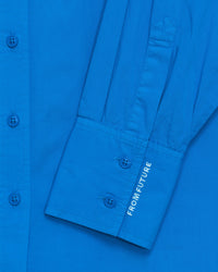 Chemise classique brodée - Summer Blue