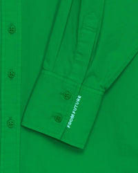 Chemise classique brodée - Summer Green