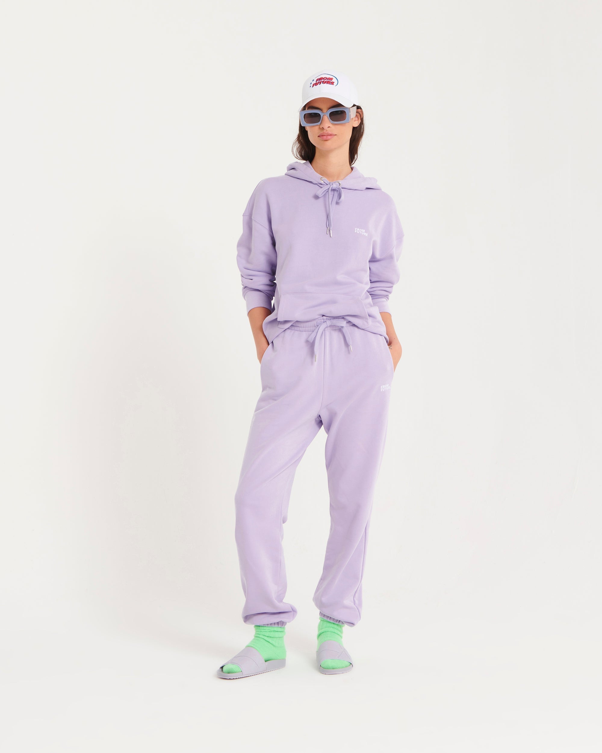 Pantalon de jogging classique à poches - Lilac