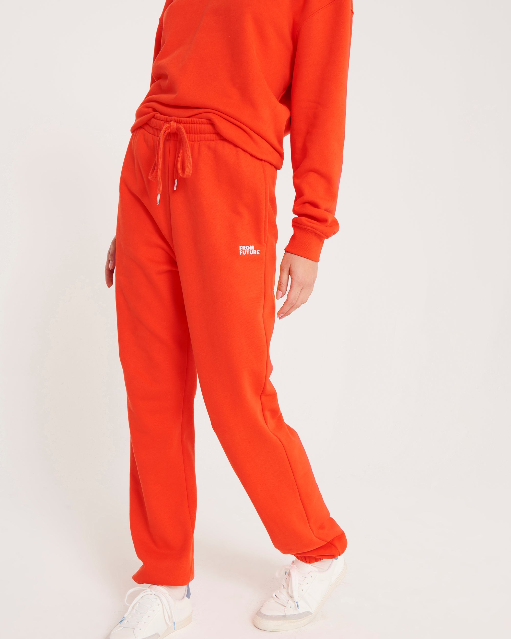 Pantalon de jogging classique à poches - Neon Orange