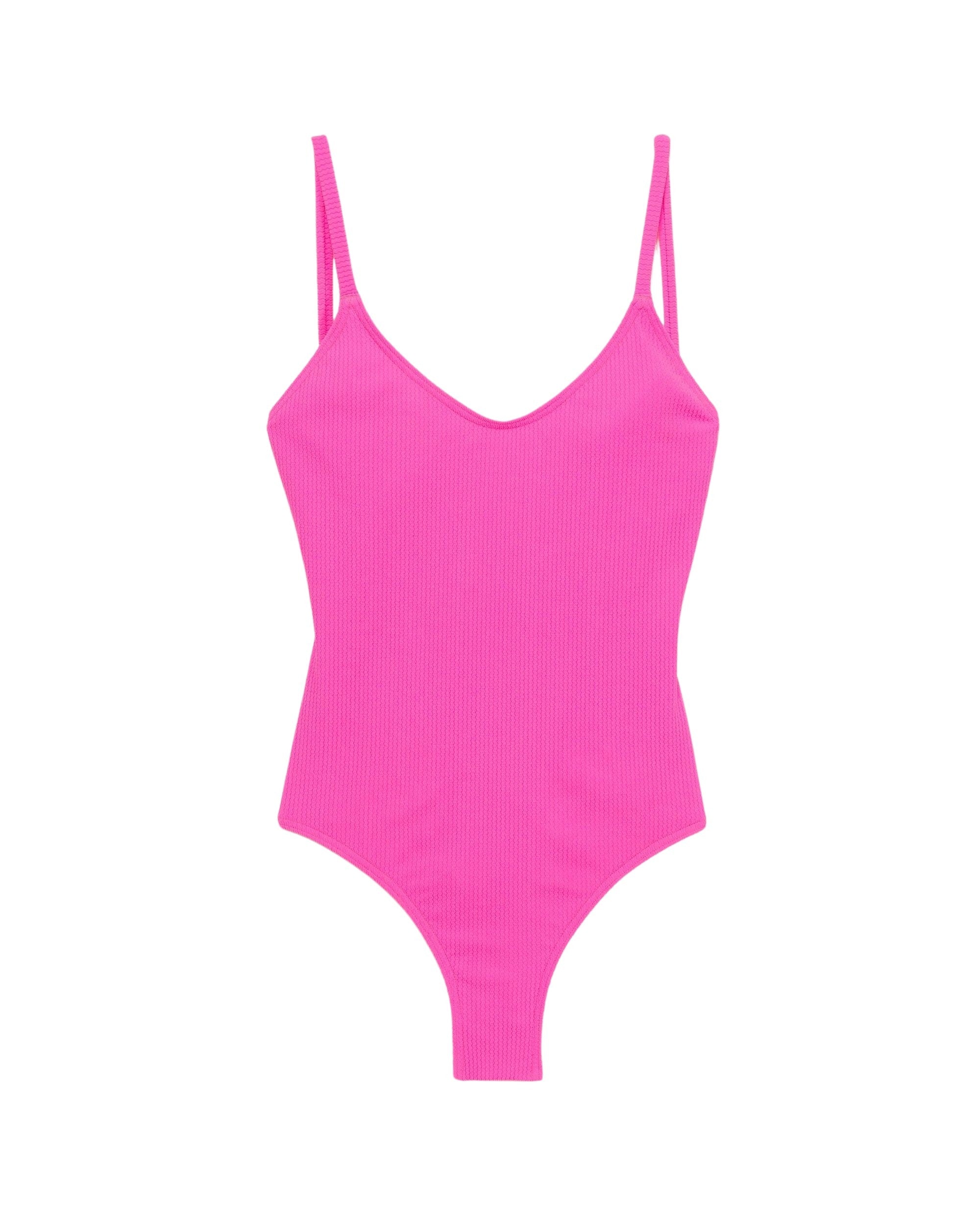 Maillot de bain une pièce classique - Neon Pink