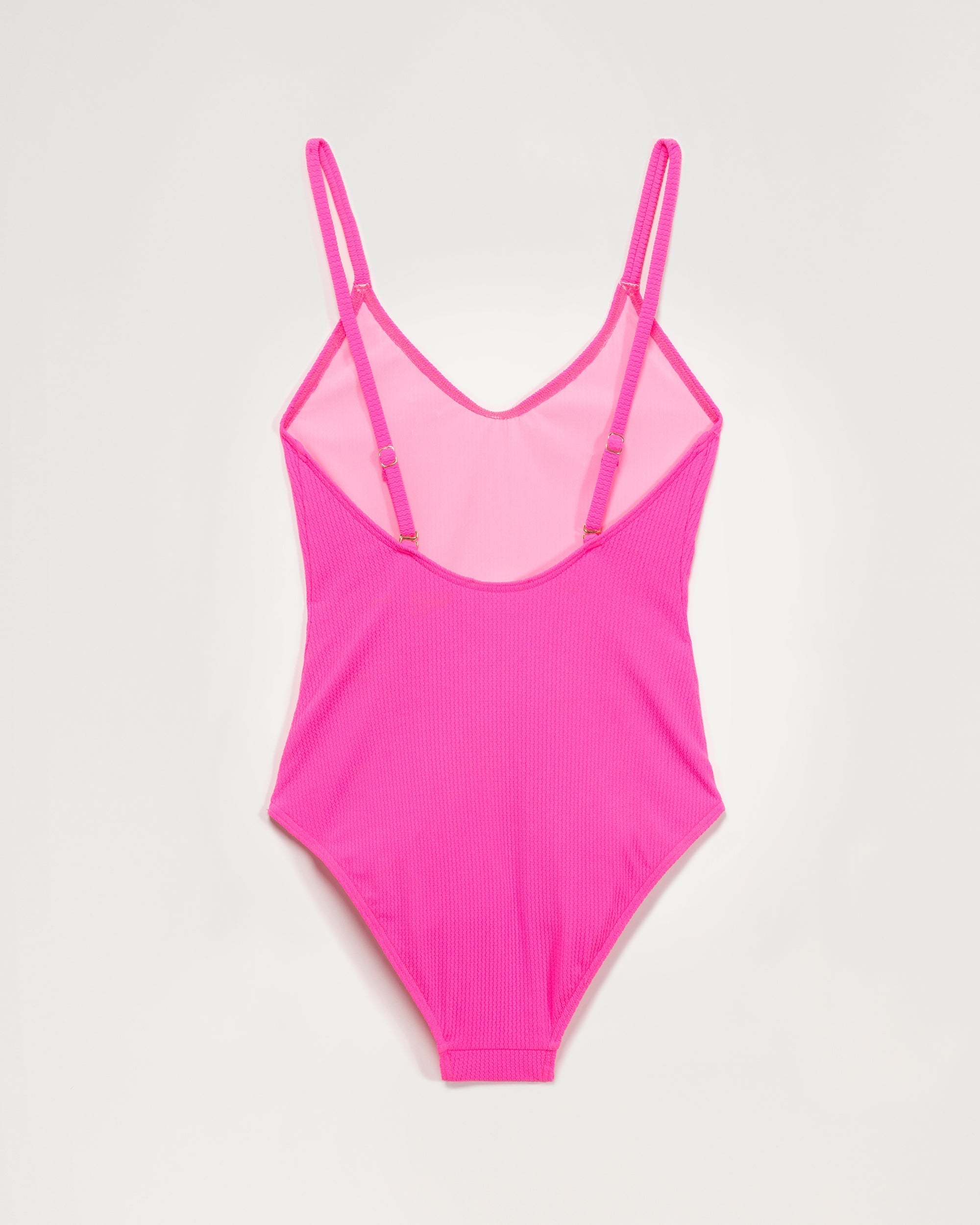 Maillot de bain une pièce classique - Neon Pink