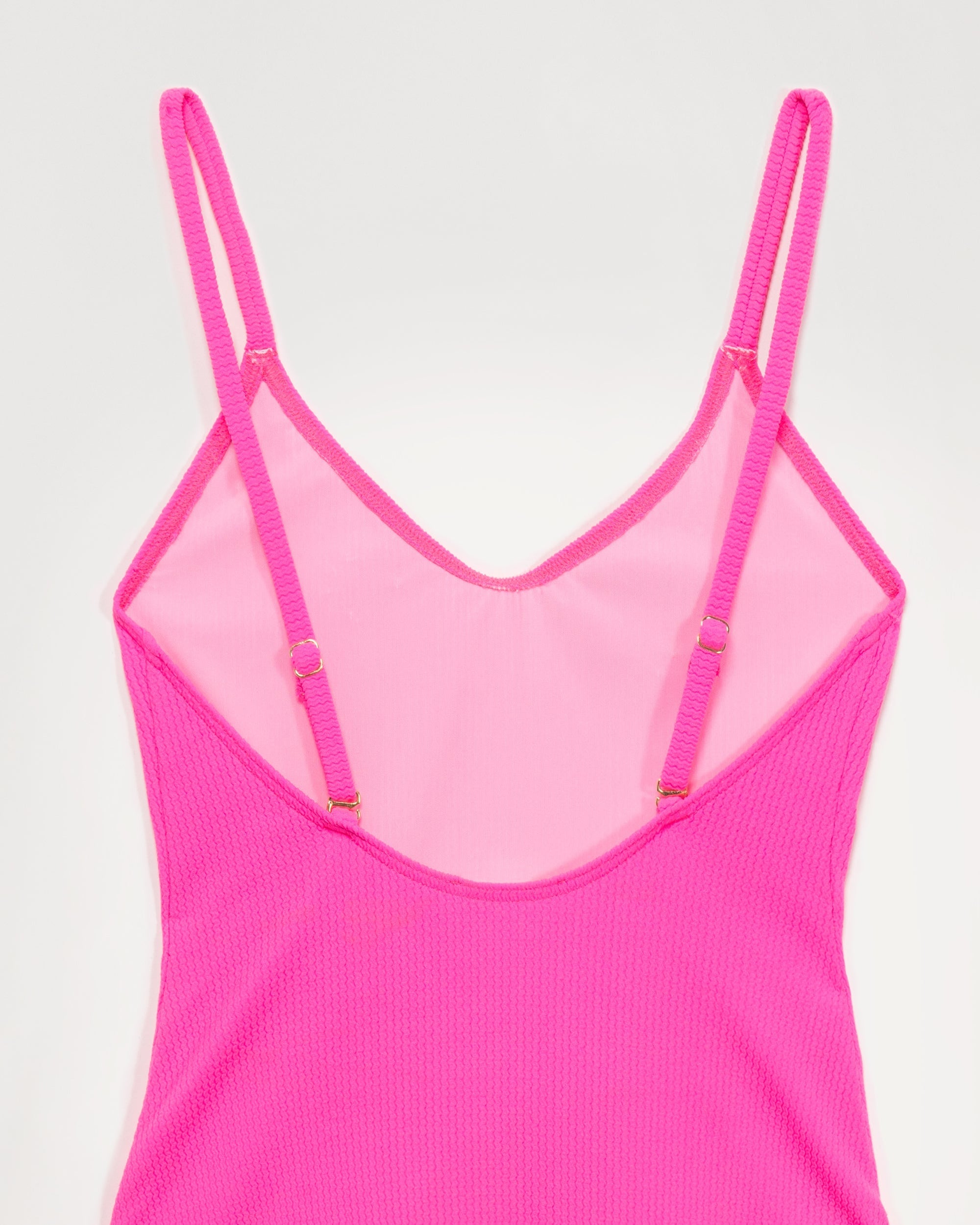 Maillot de bain une pièce classique - Neon Pink