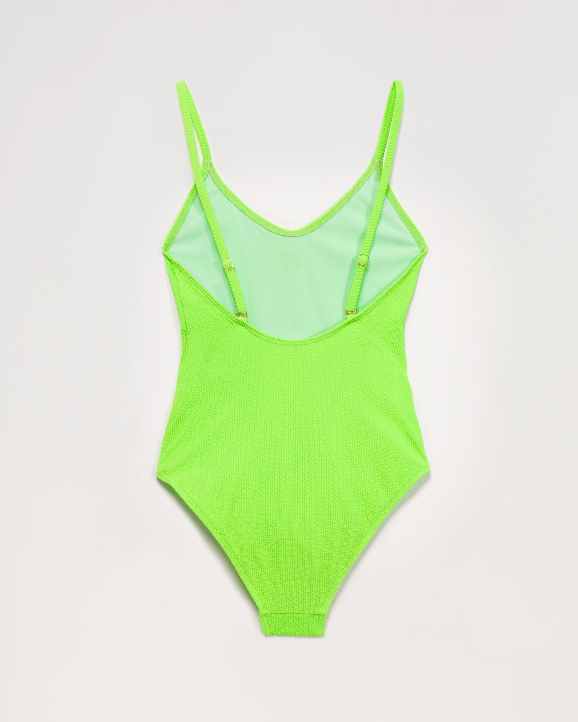 Maillot de bain une pièce classique - Neon Green