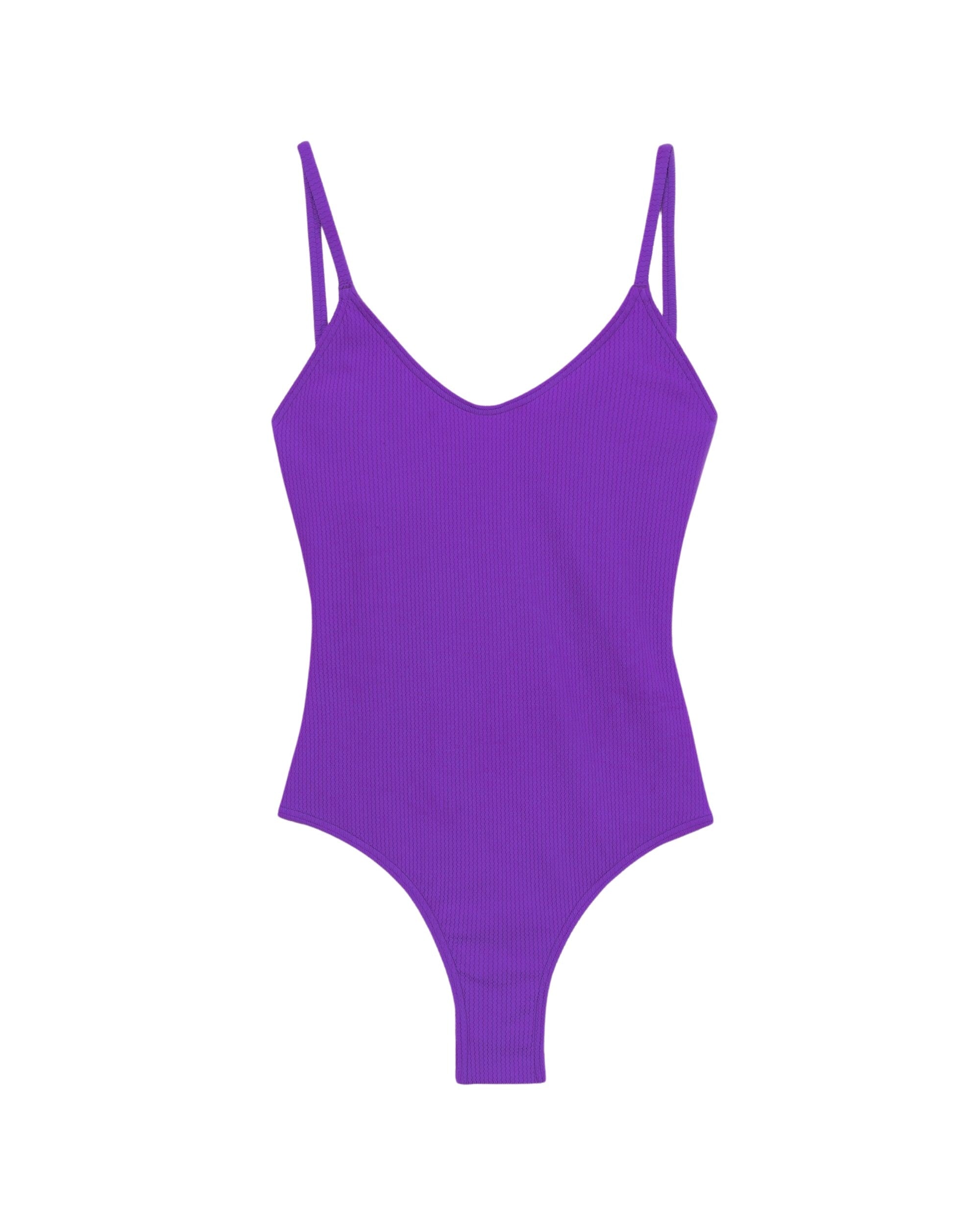 Maillot de bain une pièce classique - Neon Purple