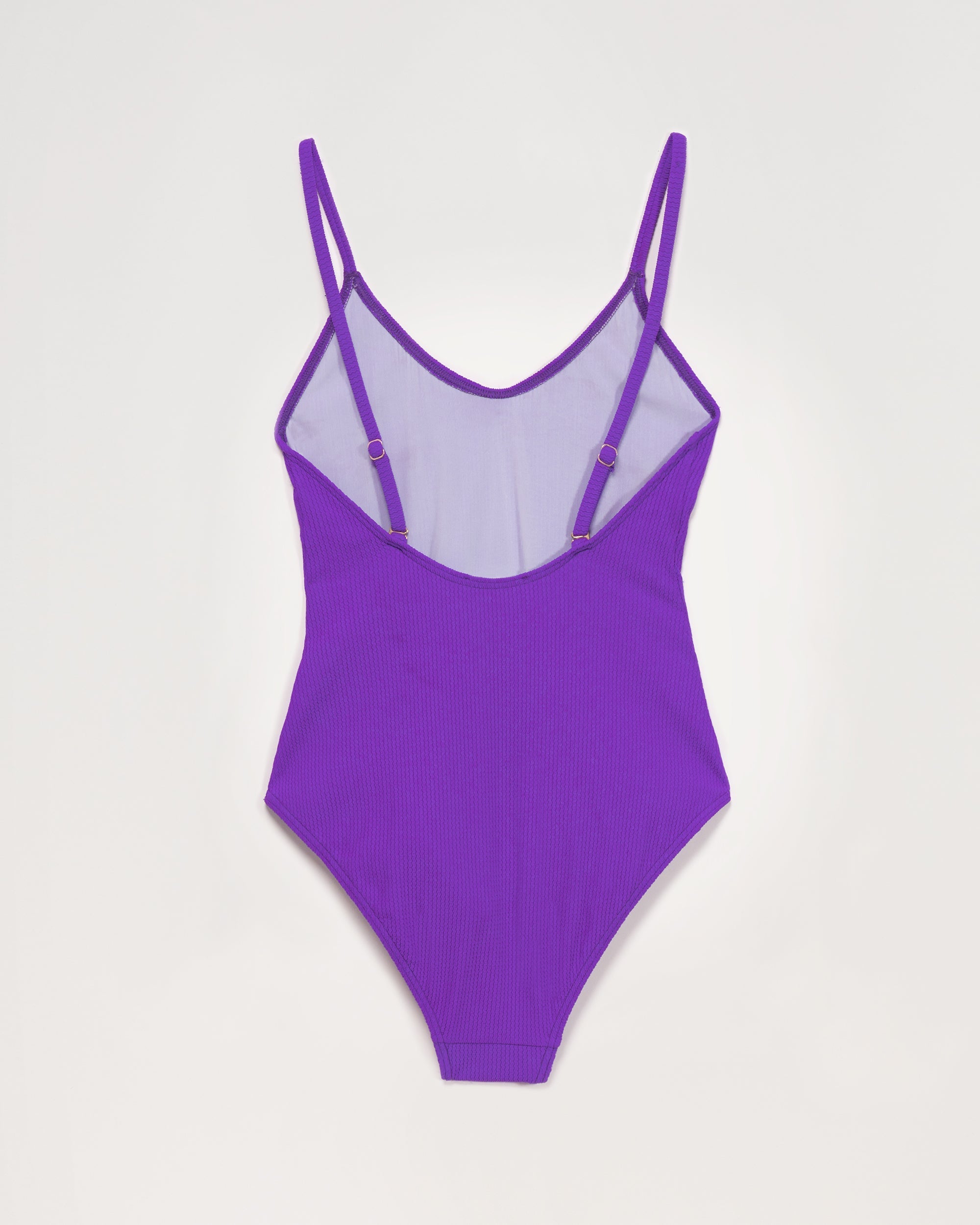 Maillot de bain une pièce classique - Neon Purple