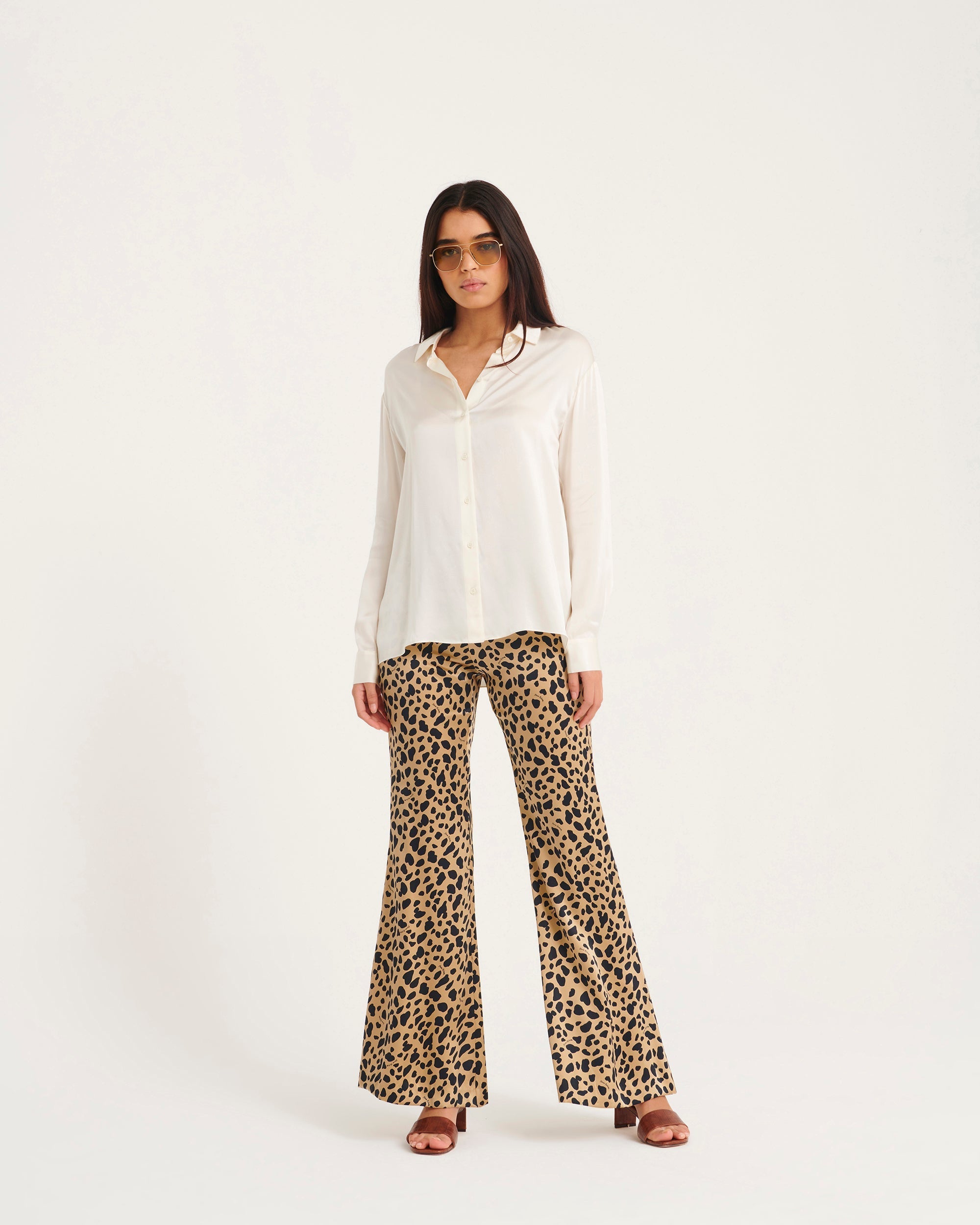 Chemise Suzanna en soie - Satin Off White