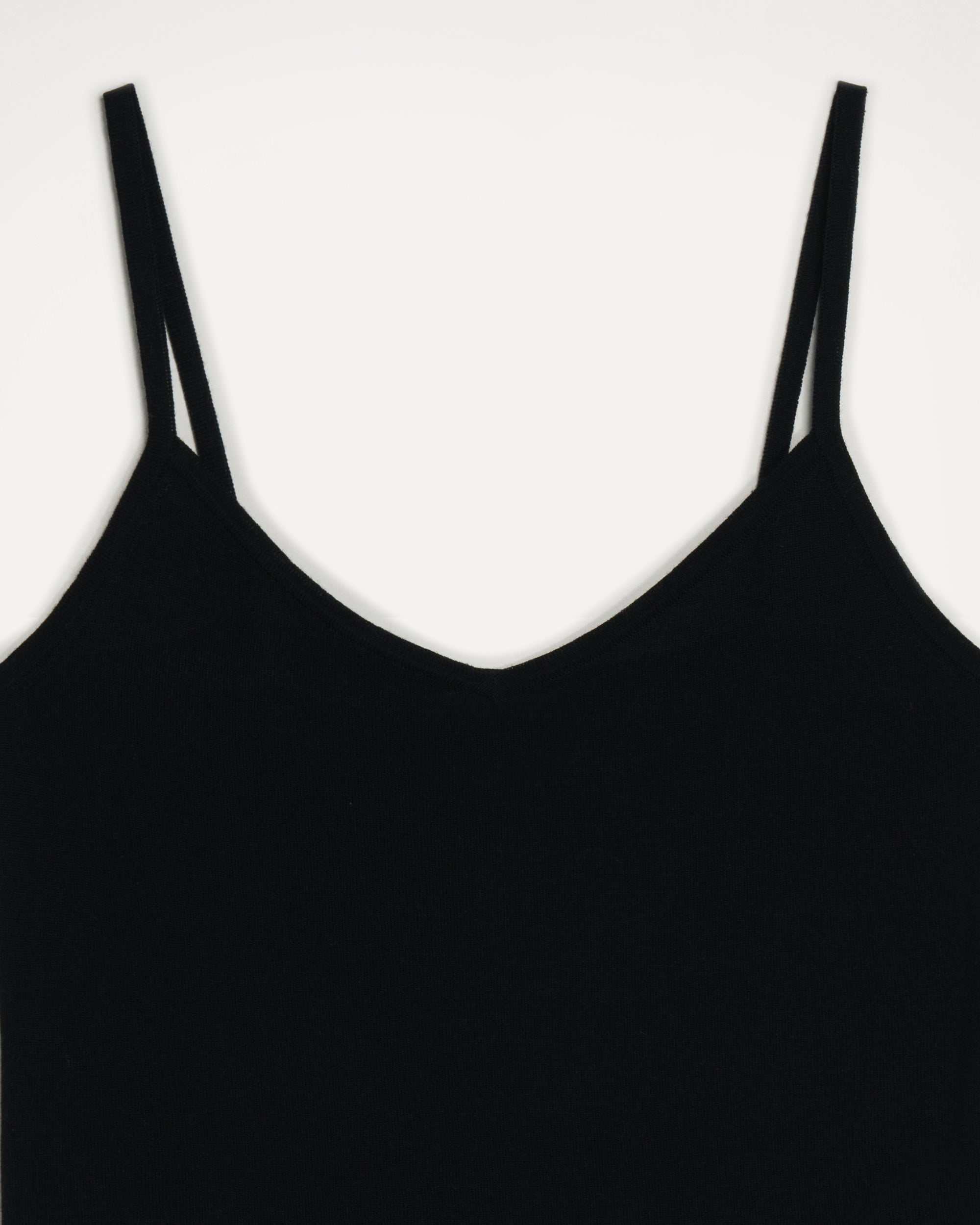 Débardeur en laine mérinos - Black