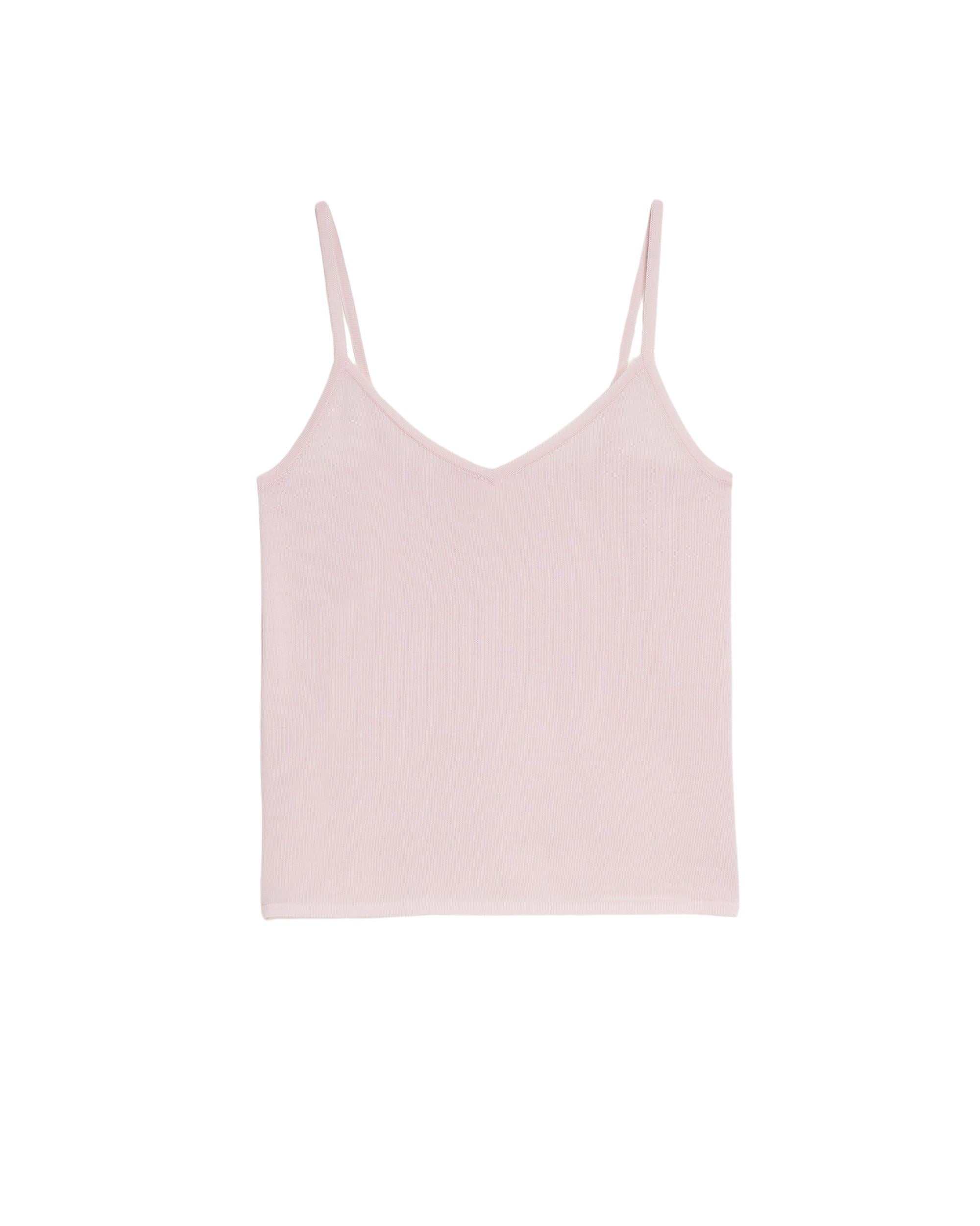 Débardeur en laine mérinos - Powder Pink