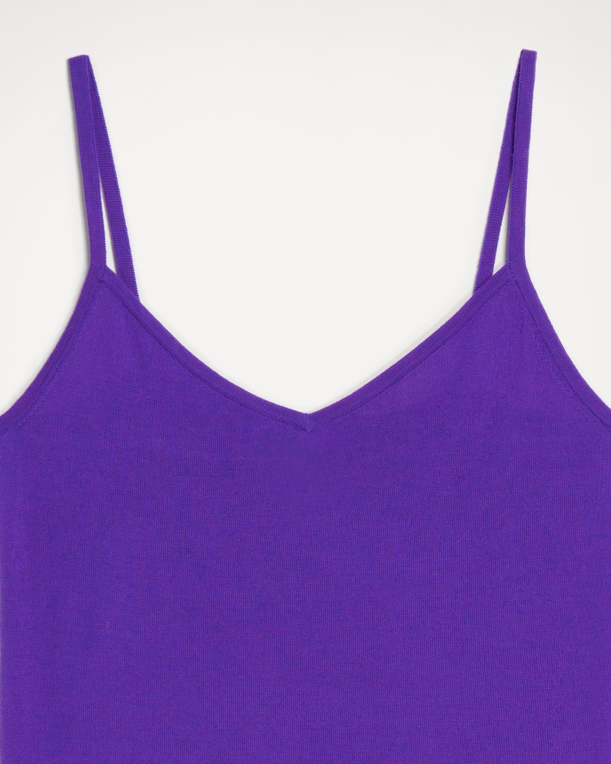 Débardeur en laine mérinos - Neon Purple