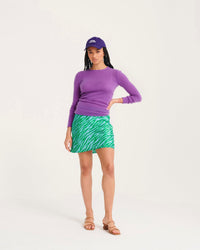 Pull ajusté Light en cachemire - Tie and Dye Pin