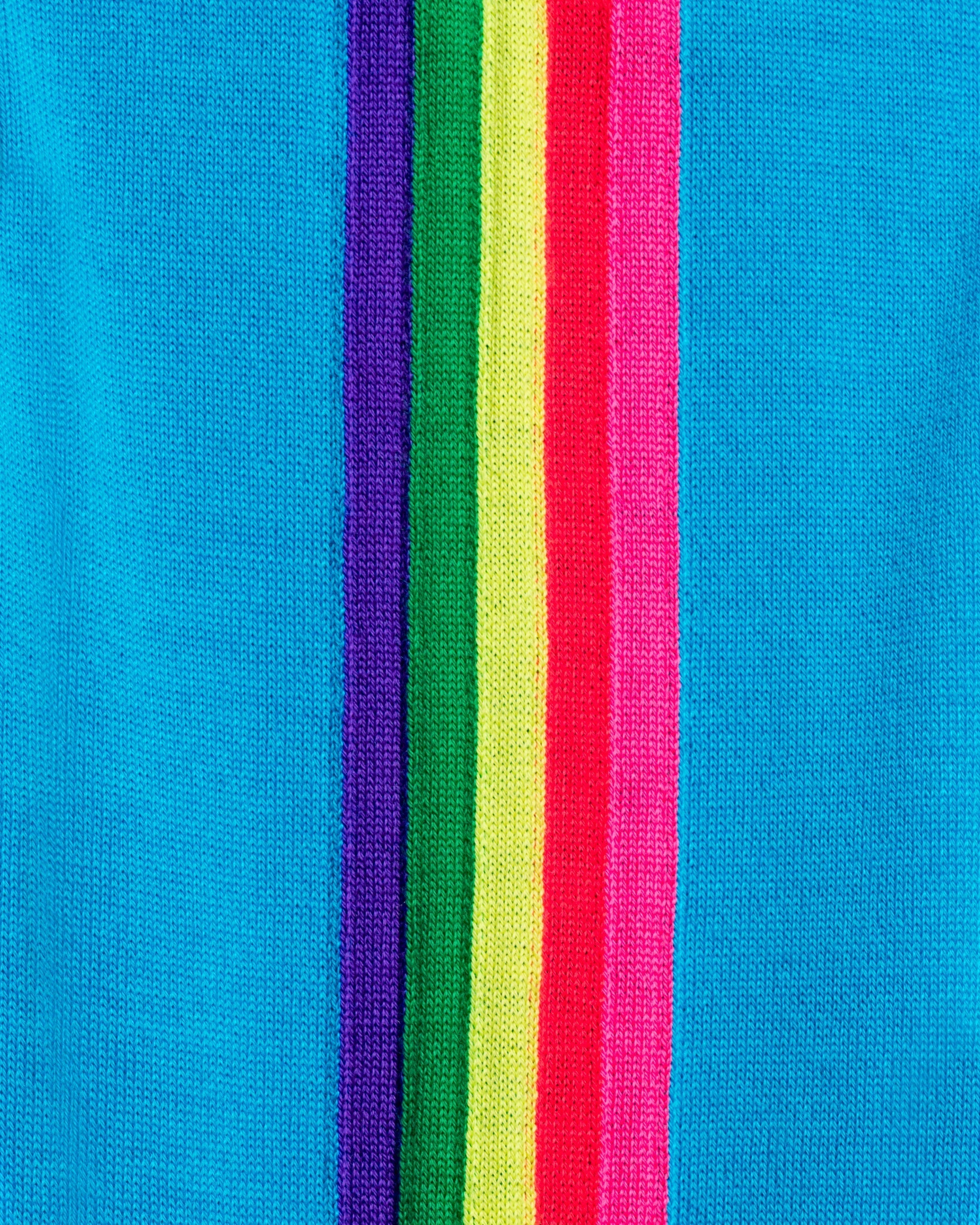 Pull à col rond en laine mérinos - Aqua Blue