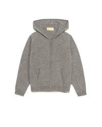 Hoodie zippé From Future à inscriptions en cachemire - Dark Heather Gray