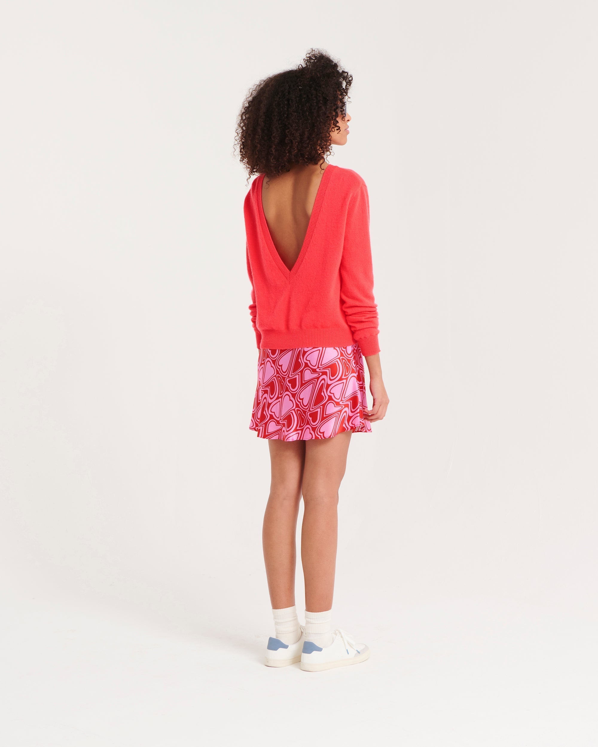 Pull réversible Light en cachemire - Ecru