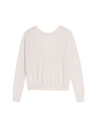 Pull réversible Light en cachemire - Ecru
