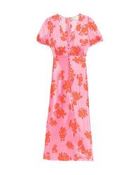 Robe longue Scarlett en soie - Big Bouquet
