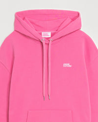Hoodie unisexe oversize à broderie - Neon Pink