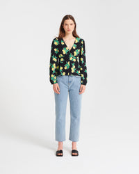 Blouse Sofia en soie - Black Lemons