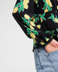 Blouse Sofia en soie - Black Lemons