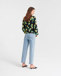 Blouse Sofia en soie - Black Lemons