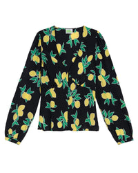 Blouse Sofia en soie - Black Lemons