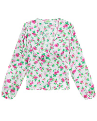 Blouse Sofia en soie - Off White Little Heart