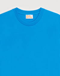 T-shirt Boyfriend à col rond - Diva Blue