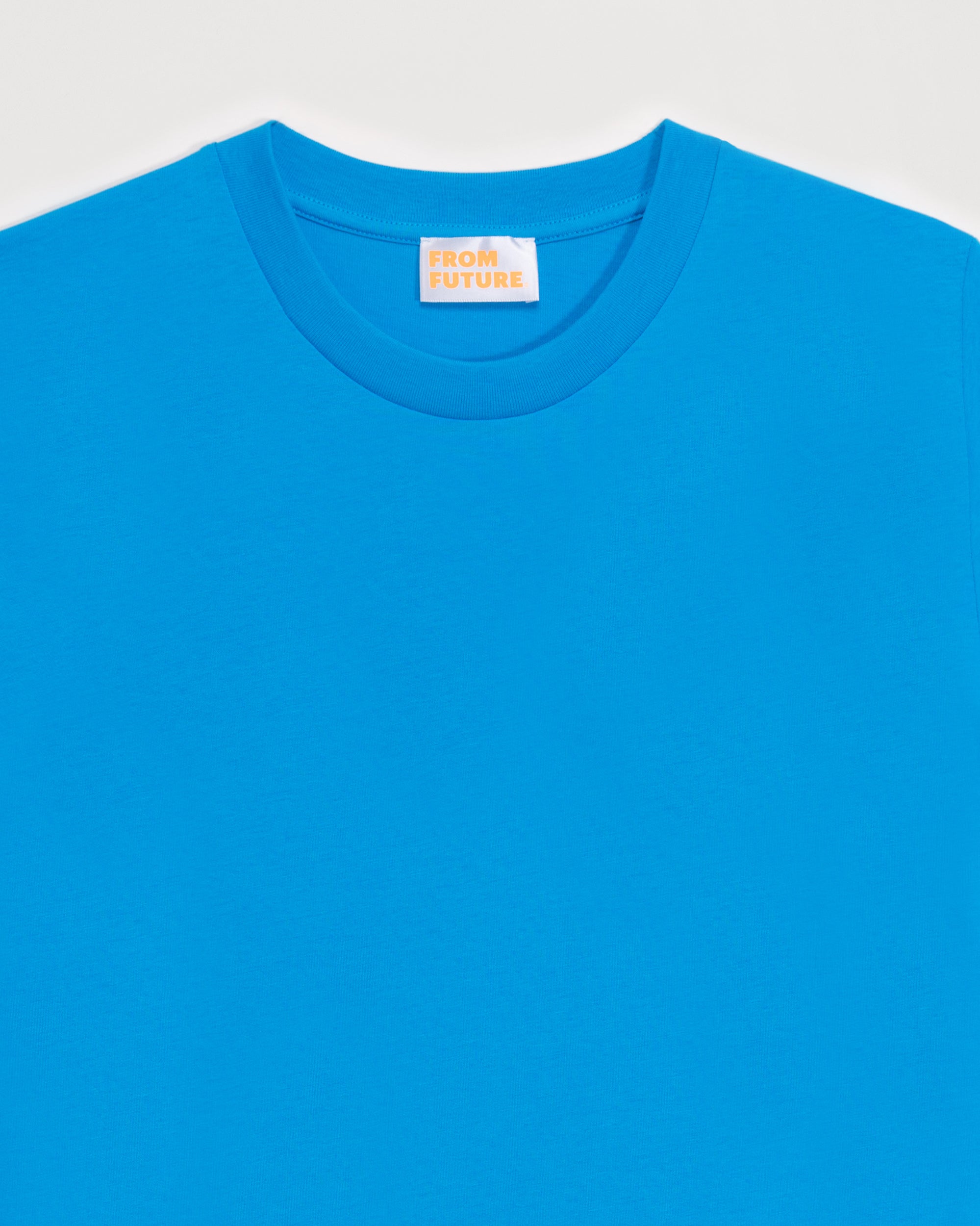 T-shirt Boyfriend à col rond - Diva Blue