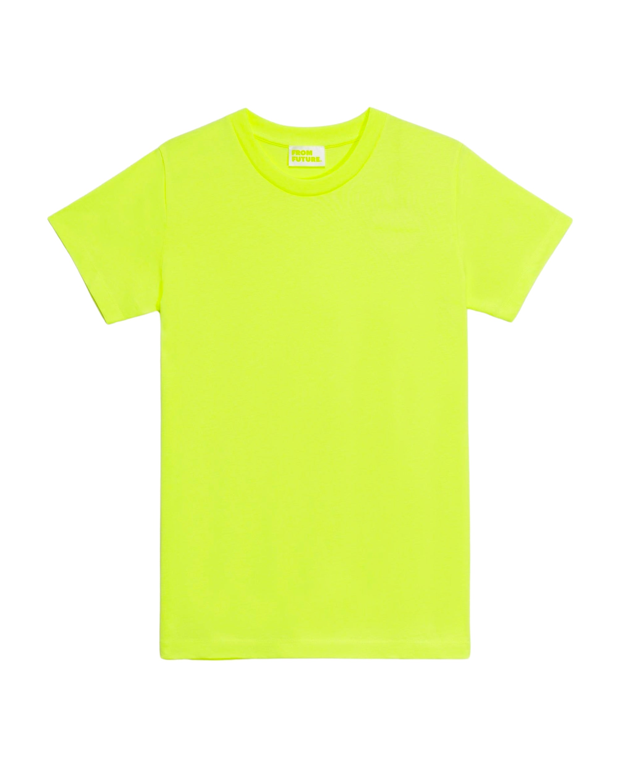 T-shirt Boyfriend à col rond - Yellow Bright