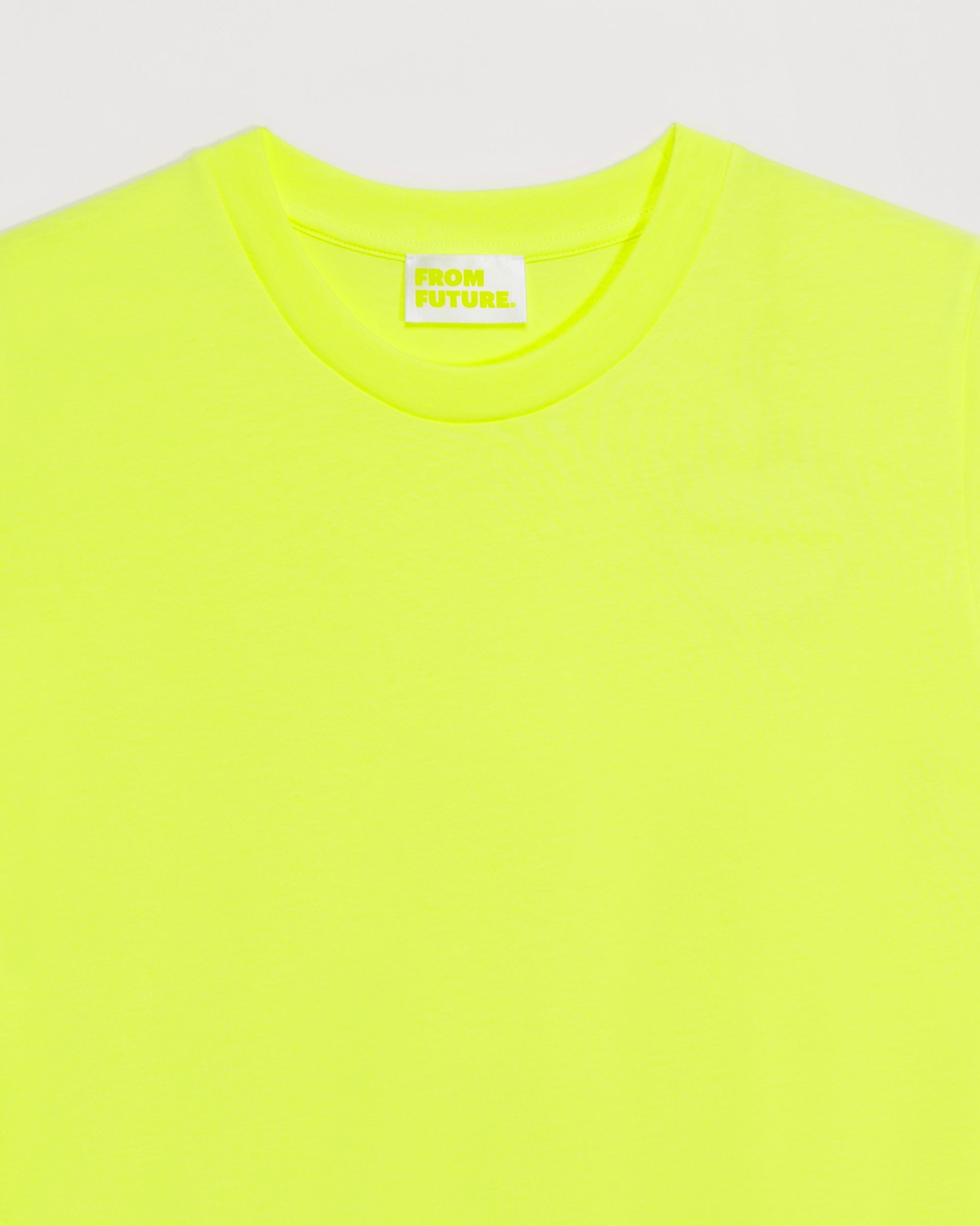 T-shirt Boyfriend à col rond - Yellow Bright