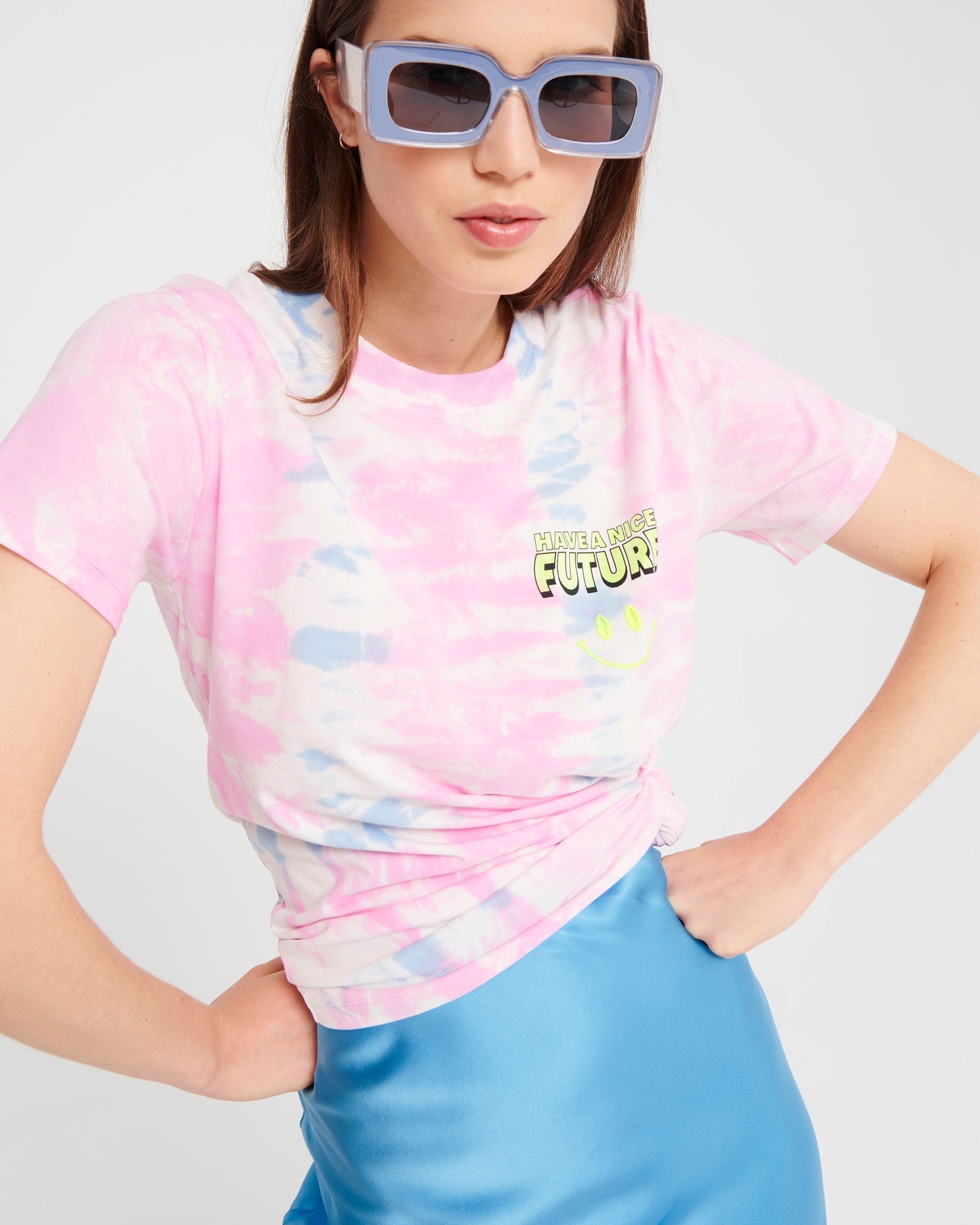 T-shirt tie and dye Have A Nice Future - Tie and Dye Ros