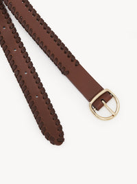 Ceinture Mony en cuir - Pure Brown