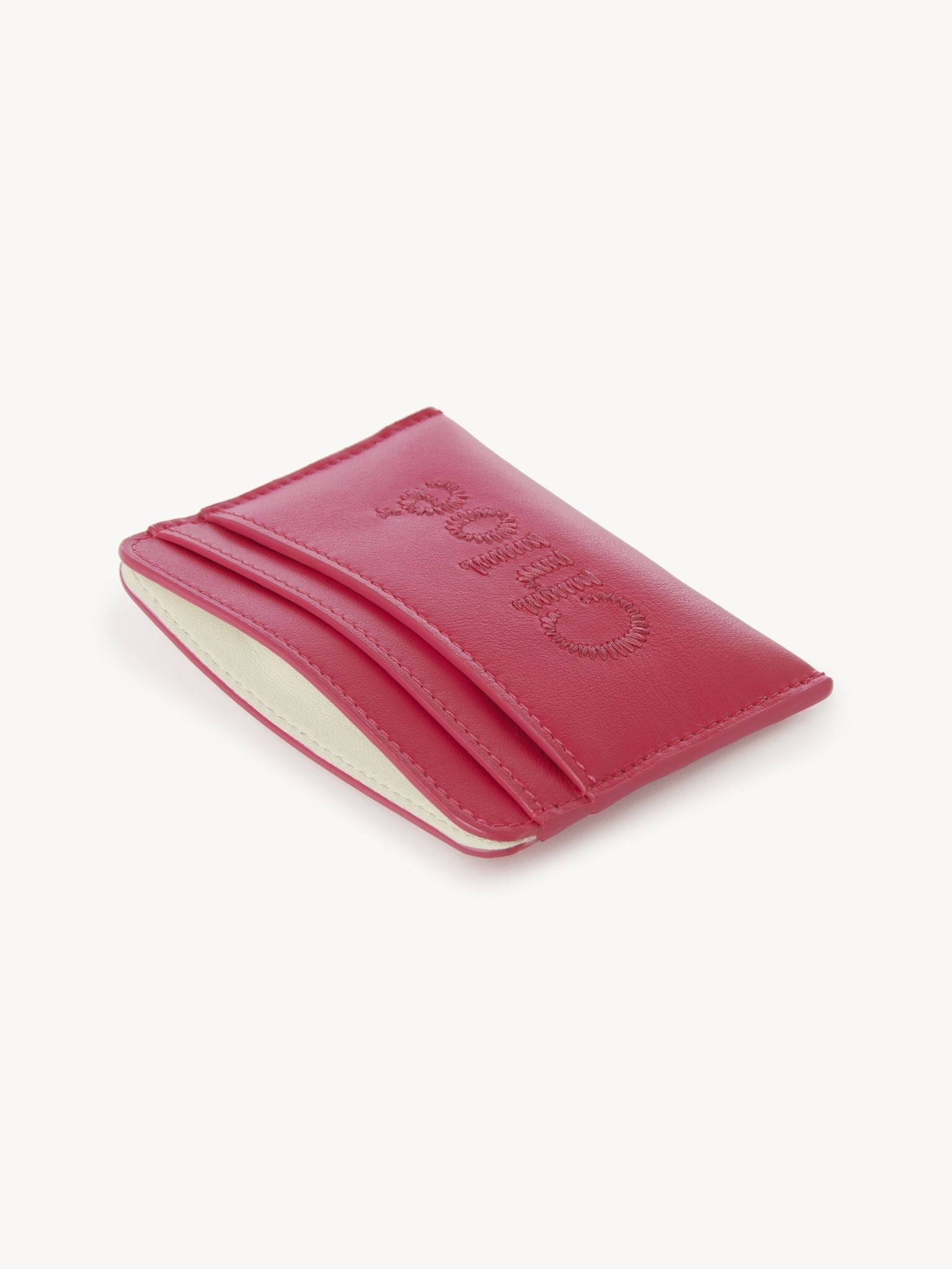 Porte-cartes Chloé Sense en cuir - Fizzy Pink