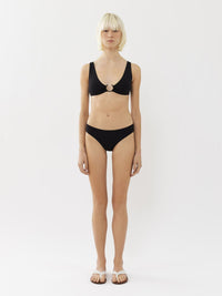 Haut de bikini triangle Papeete Chloé x Eres - Black