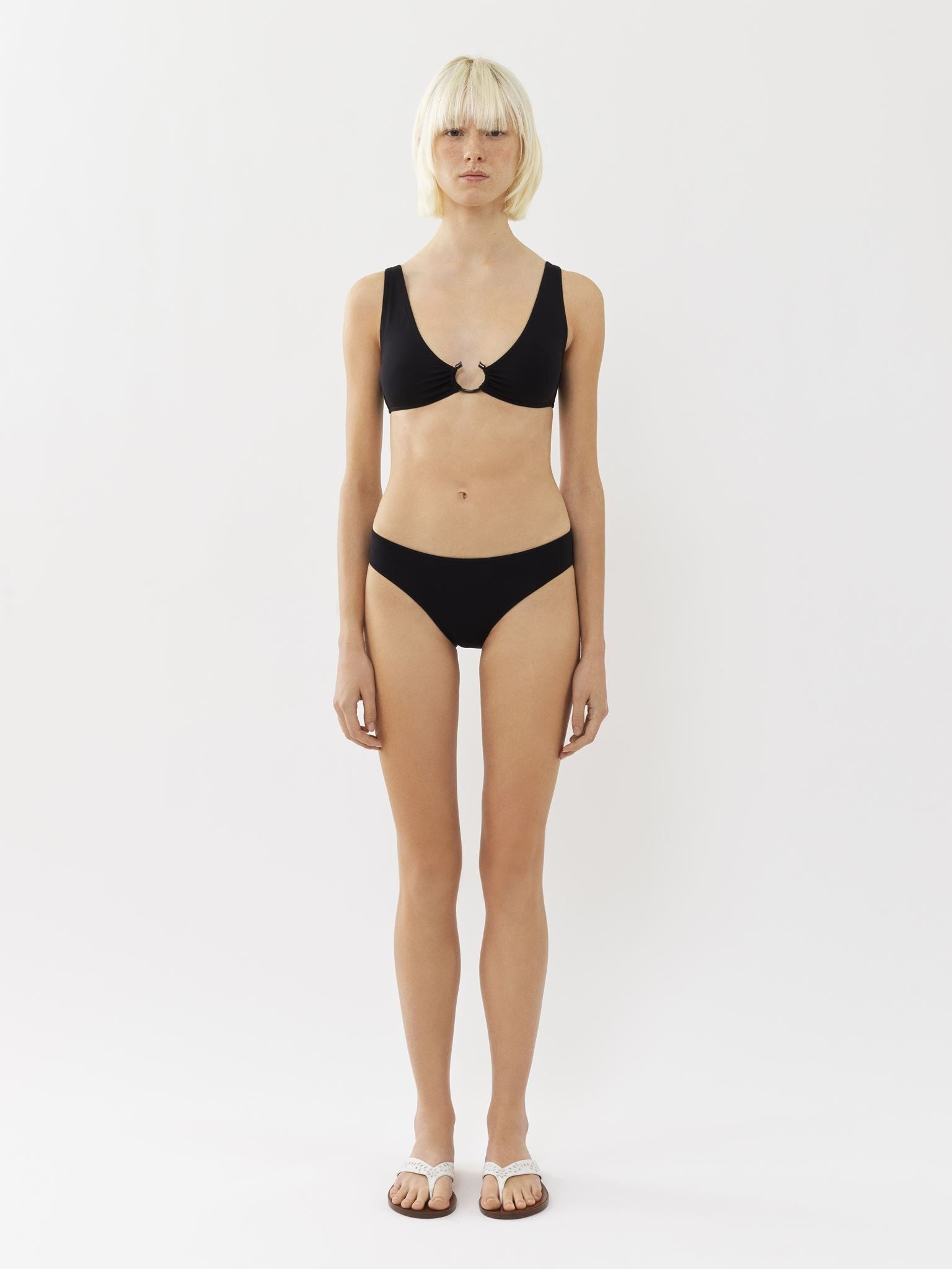 Haut de bikini triangle Papeete Chloé x Eres - Black