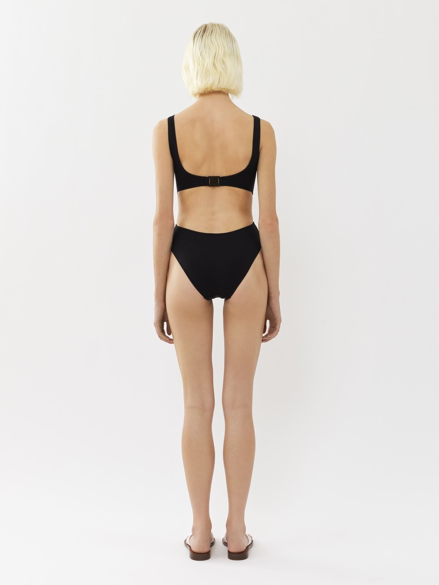 Maillot de bain une pièce Panama Chloé x Eres - Black