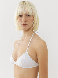 Haut de bikini triangle Papuasia Chloé x Eres - Iconic Milk