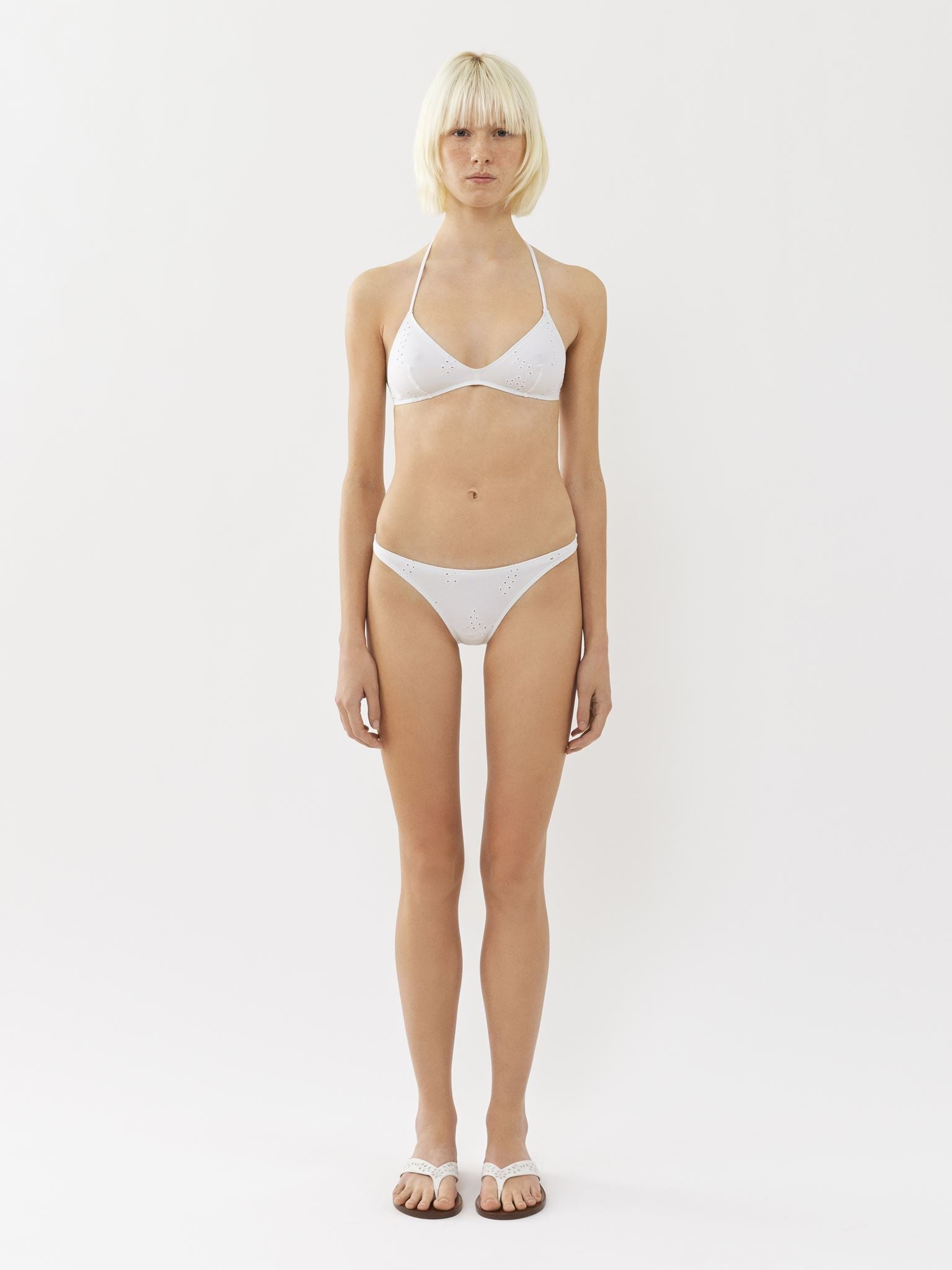 Haut de bikini triangle Papuasia Chloé x Eres - Iconic Milk