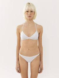 Haut de bikini triangle Papuasia Chloé x Eres - Iconic Milk
