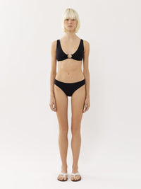 Bas de bikini triangle Paraguay Chloé x Eres - Black