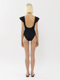 Maillot de bain une pièce volanté Philippine Chloé x Eres - Summer Night