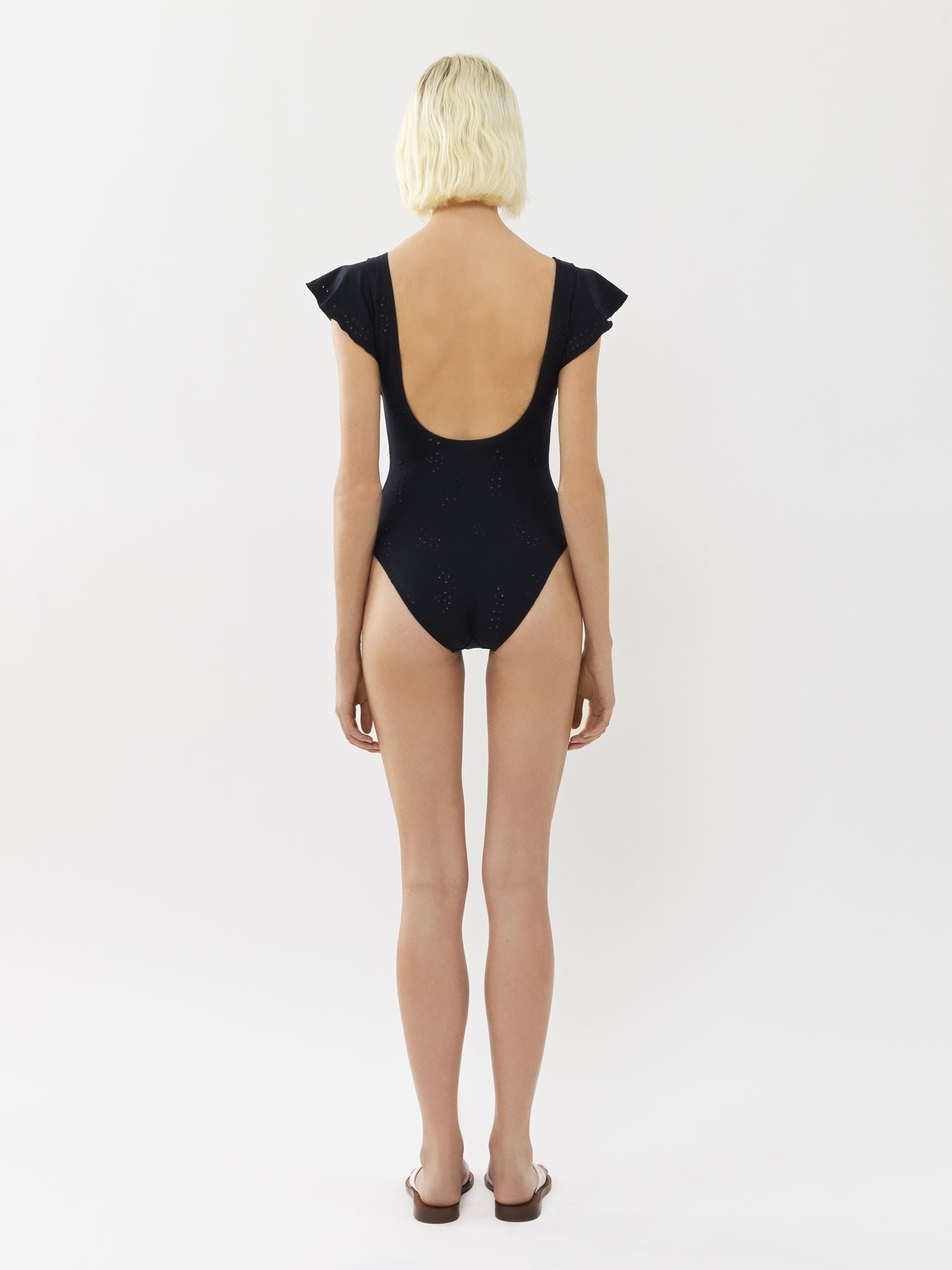 Maillot de bain une pièce volanté Philippine Chloé x Eres - Summer Night