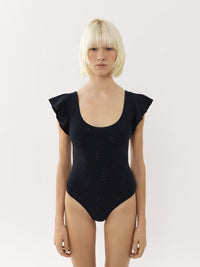 Maillot de bain une pièce volanté Philippine Chloé x Eres - Summer Night