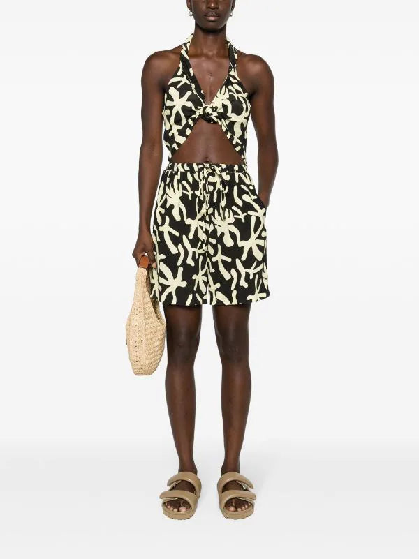 Short Anne en crêpe imprimé - Reef