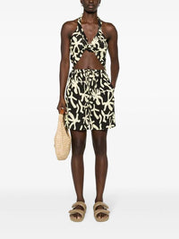 Crop top Eza en crêpe imprimé - Reef