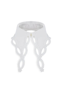 Faux col ajouré - Optical White