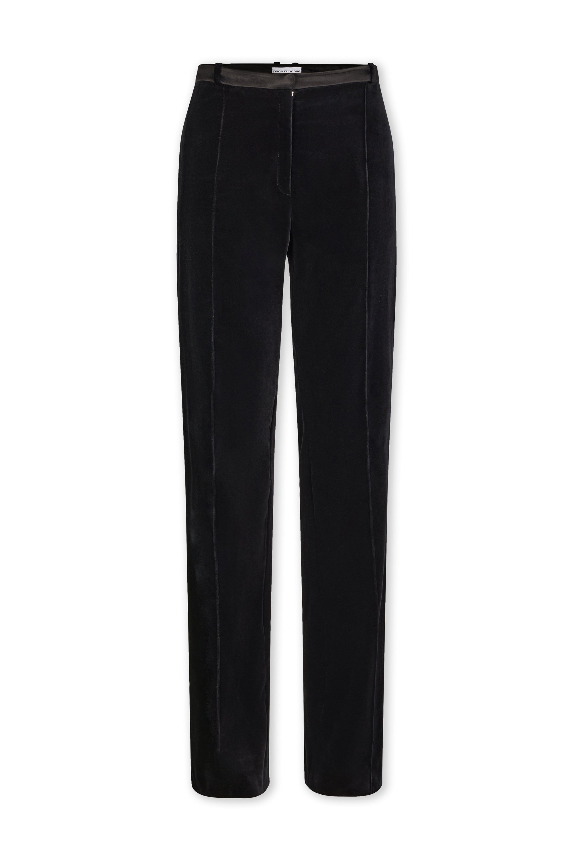Pantalon à pince en velours - Black